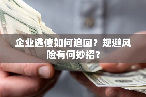 武汉企业逃债如何追回？规避风险有何妙招？