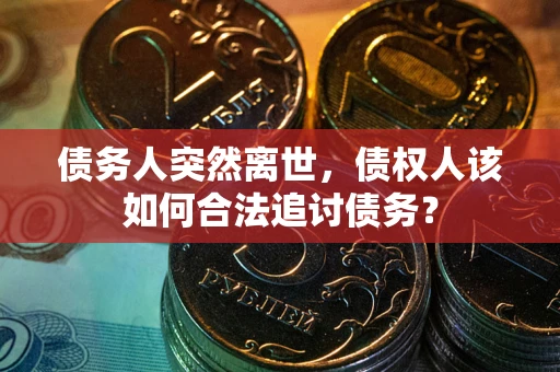 武汉债务人突然离世，债权人该如何合法追讨债务？