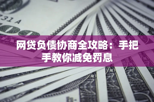 武汉网贷负债协商全攻略：手把手教你减免罚息