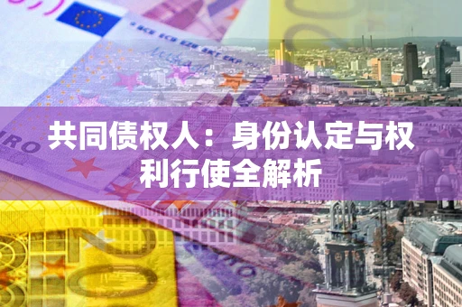 武汉共同债权人：身份认定与权利行使全解析