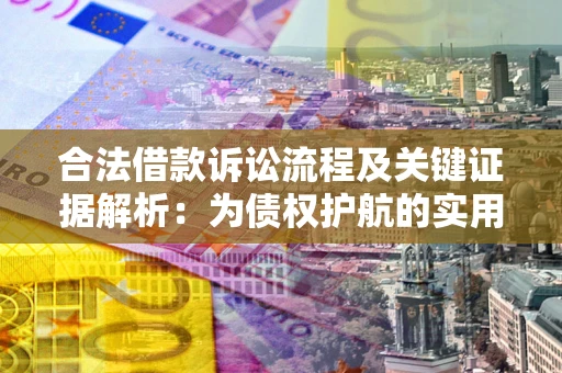 武汉合法借款诉讼流程及关键证据解析：为债权护航的实用指南